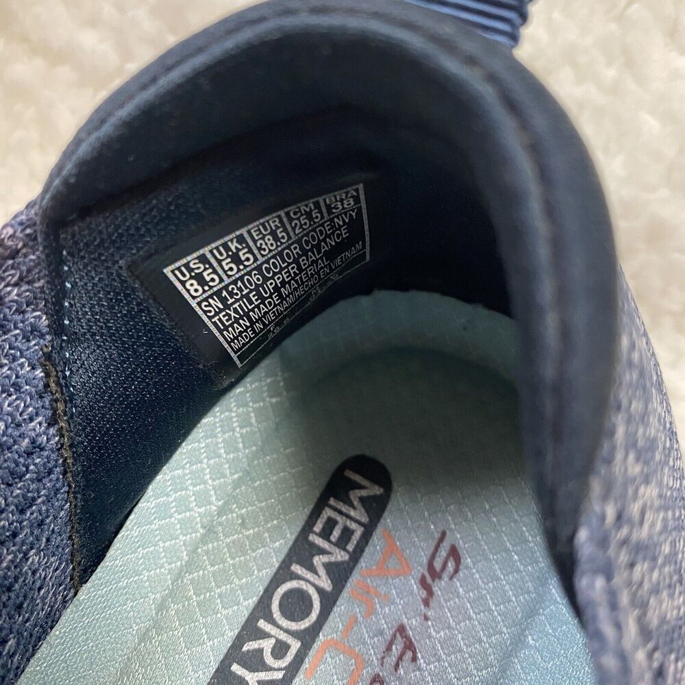Skechers Slip On Size 8.5 Women Shoes Air Cooled Memory Foam Sneaker Slide - Picture 9 of 10